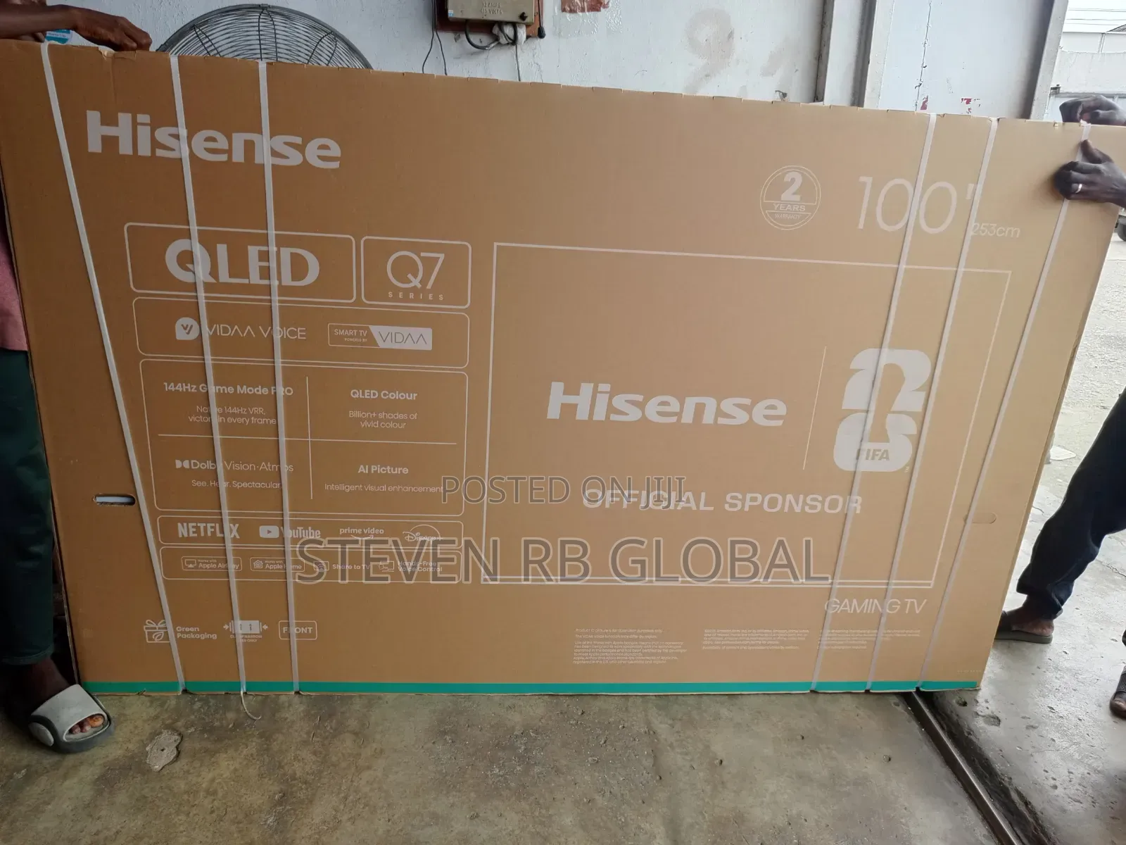 Hisense 100" Q7q Qled Smart Gaming Tv | 100q7q