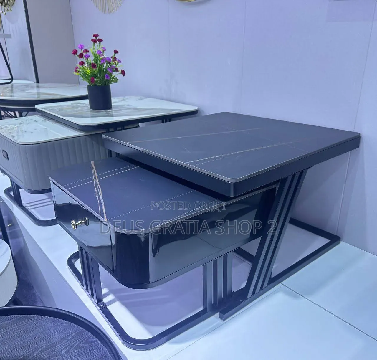 Marble Centre Table 2 in 1