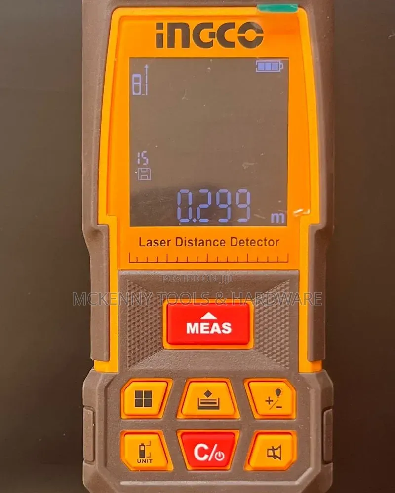 Ingco 50m Laser Distance Detector - Multi Measurements