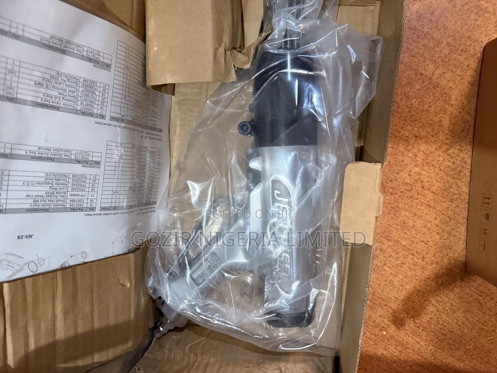 Jet Chisel Jex-28 Pneumatic Needle Scaler /Needle Gun