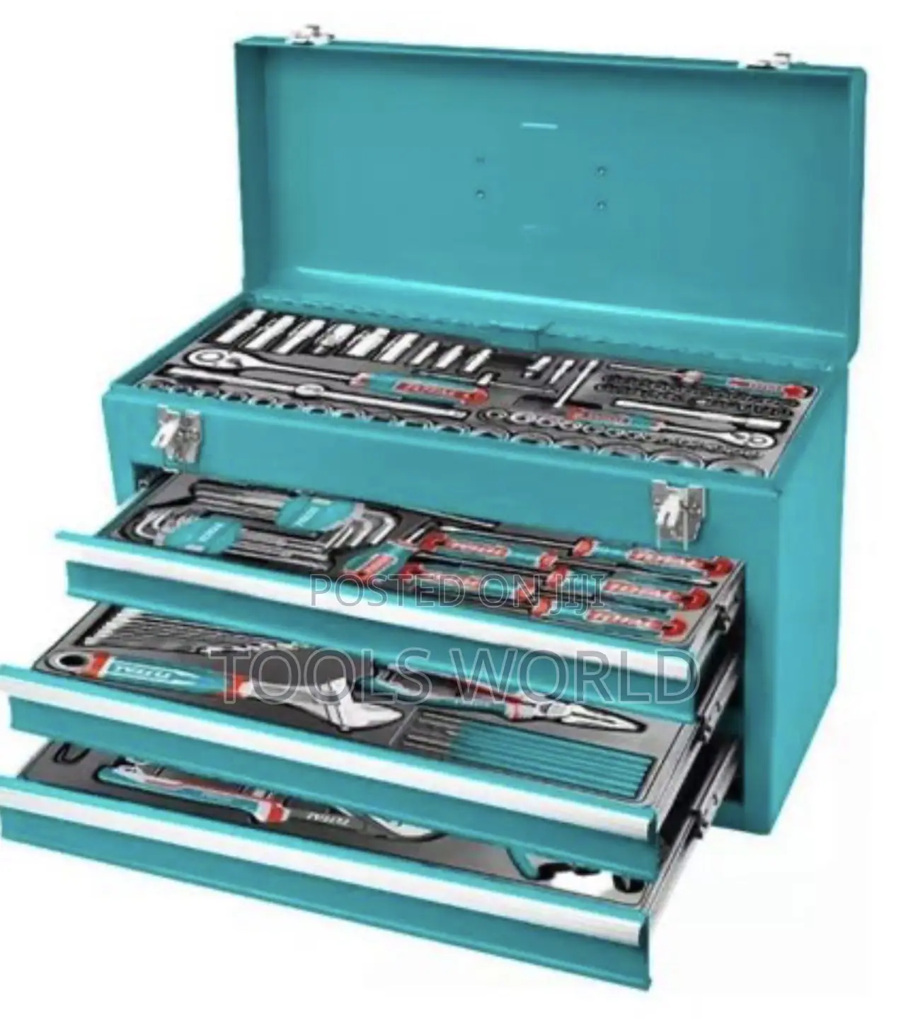 132 PCS Heavy Duty Mechanical Tool Chest Set