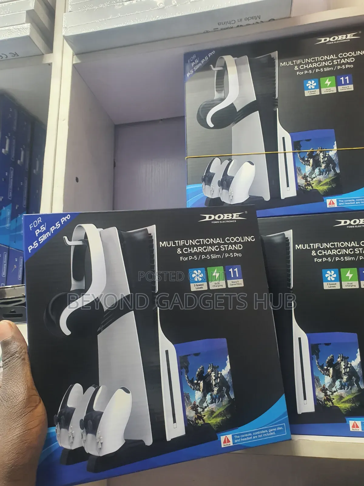 Playstation 5 Ps5 Multifunctiinal Cooling/Charging Stand