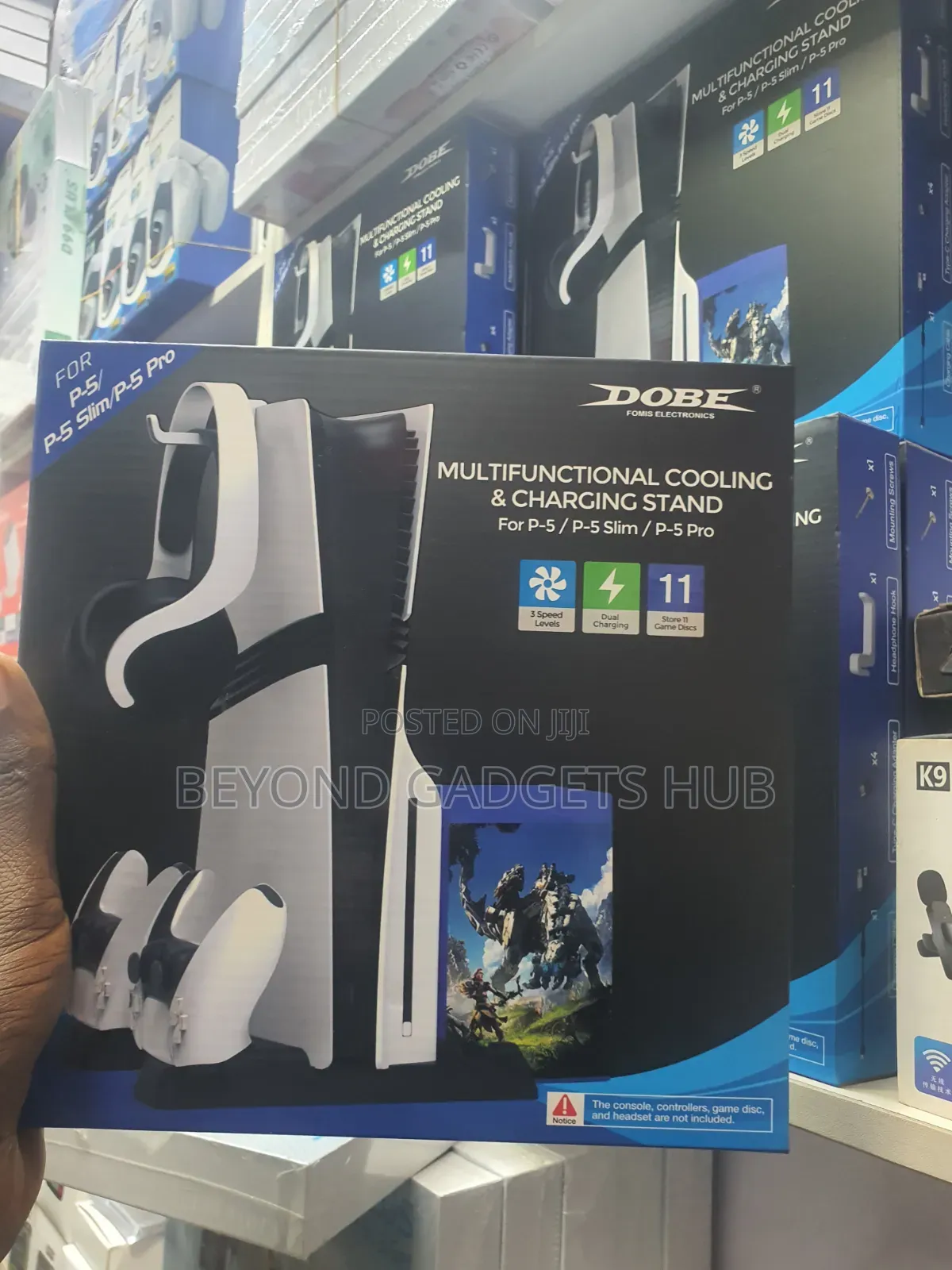 Playstation 5 Ps5 Multifunctiinal Cooling/Charging Stand