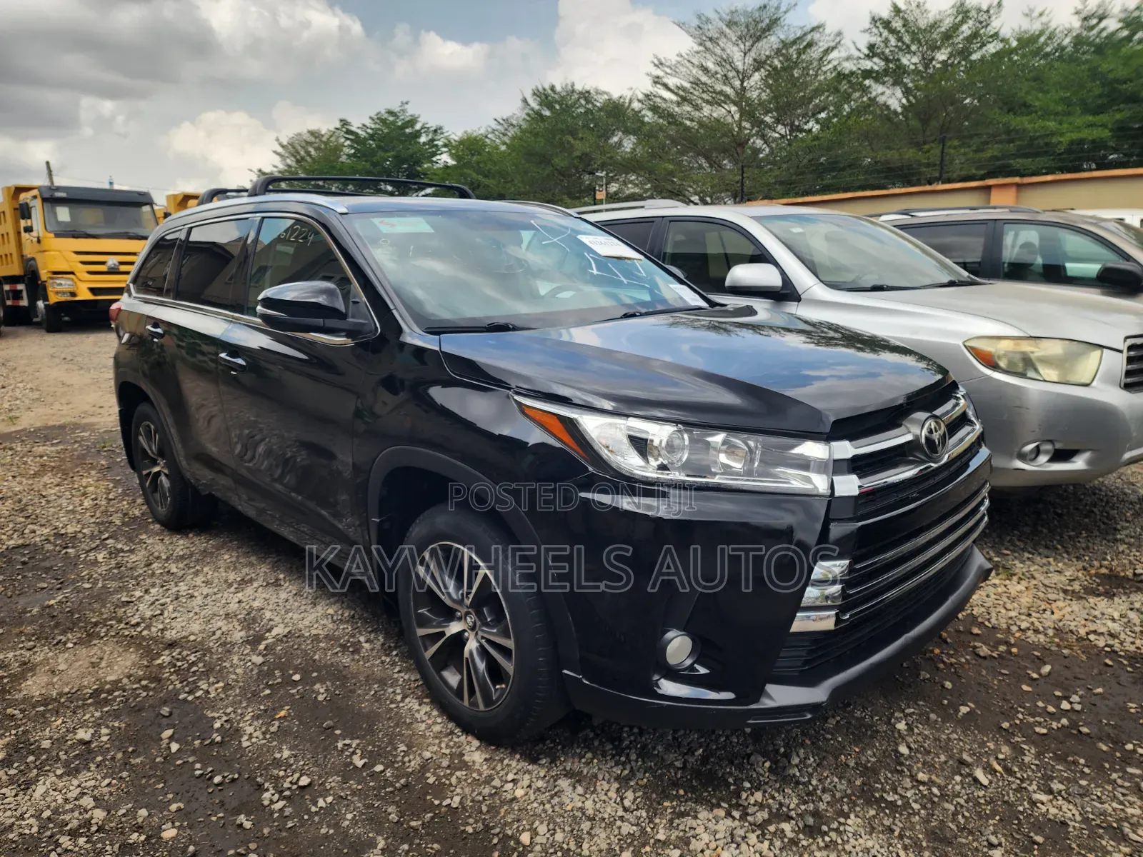 Toyota Highlander XLE V6 4x2 (3.5L 6cyl 6A) 2016 Black