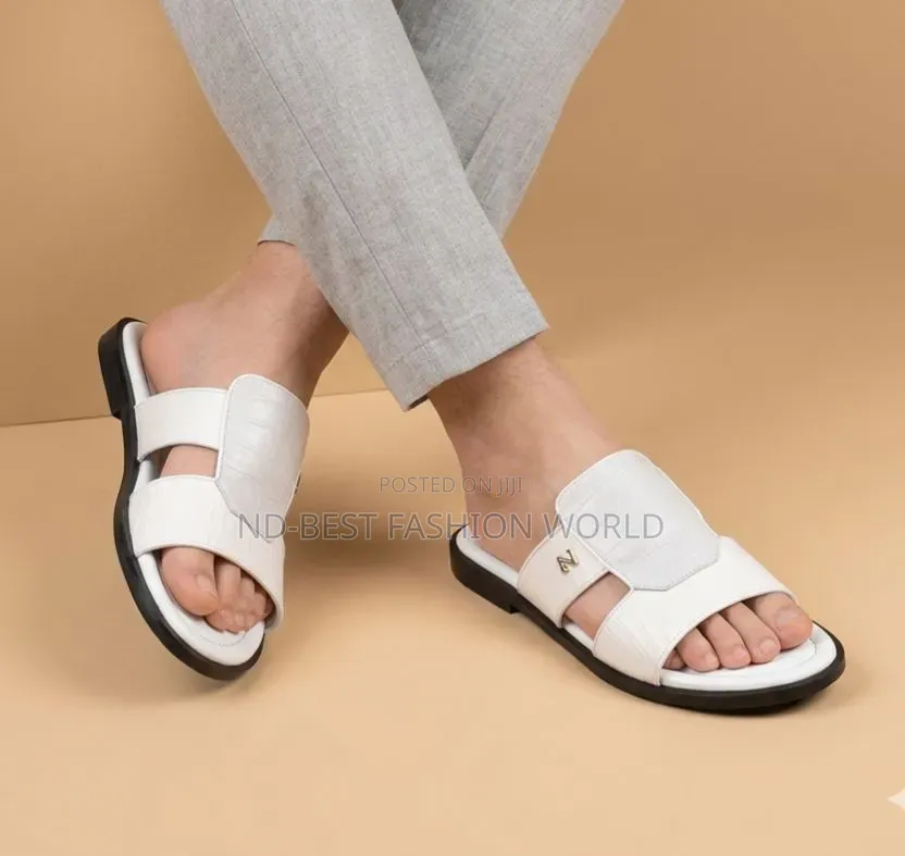 White Zara Slippers
