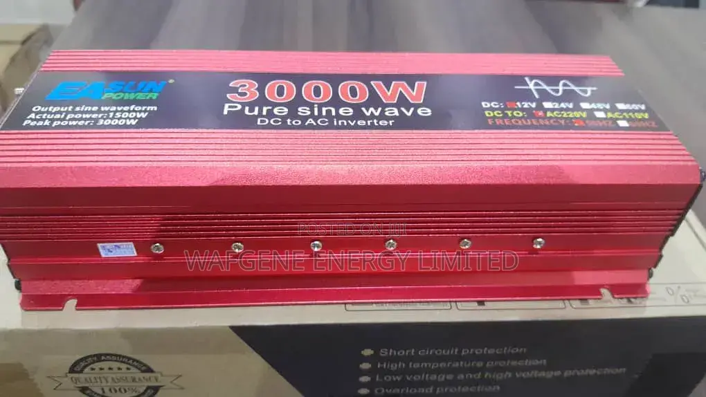 3000w 12v Pure Sine Wave Sachet Inverter