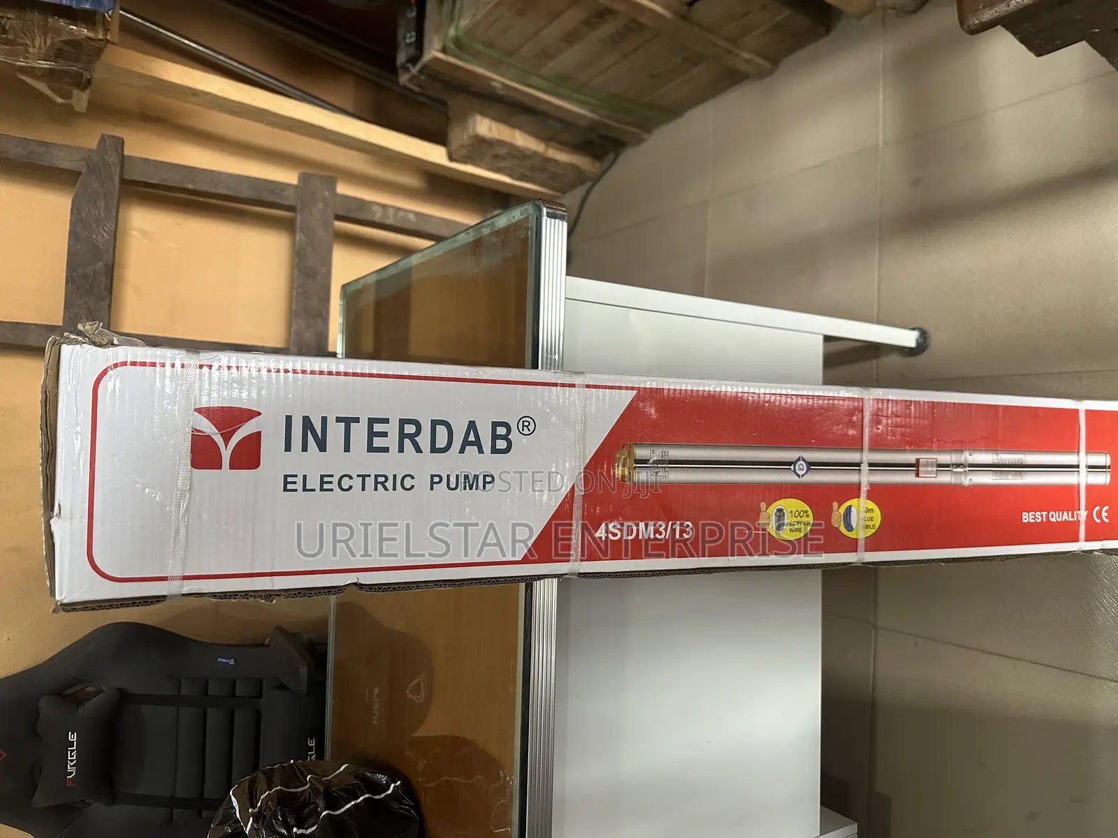 Interdab Submersible 1hp With Thermostat