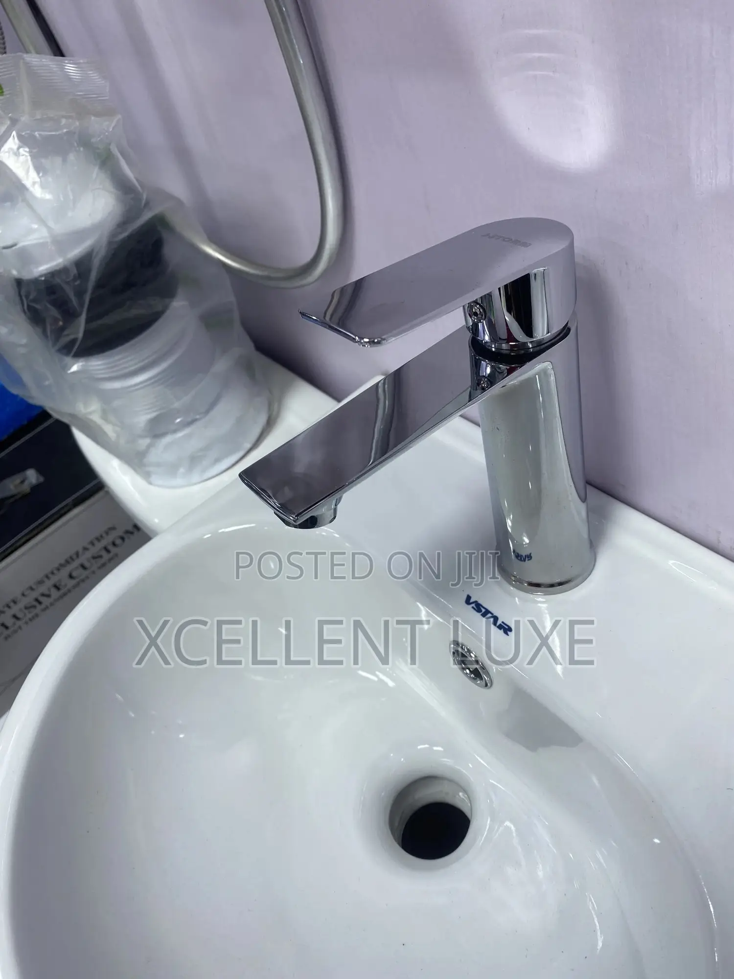 High Pressure Basin Mixer Tap Chrome