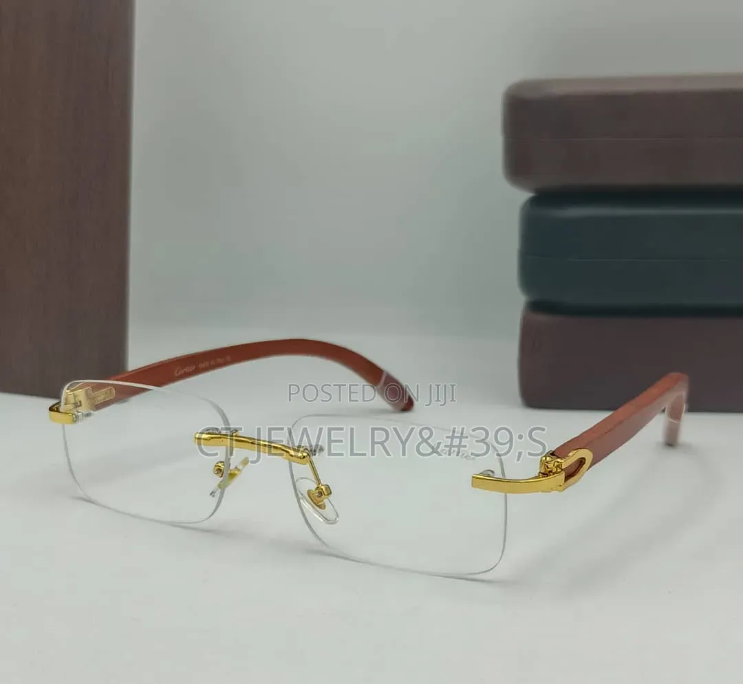 Premium Rimless Sunglasses, Lightweight Metal Frame, Unisex Style