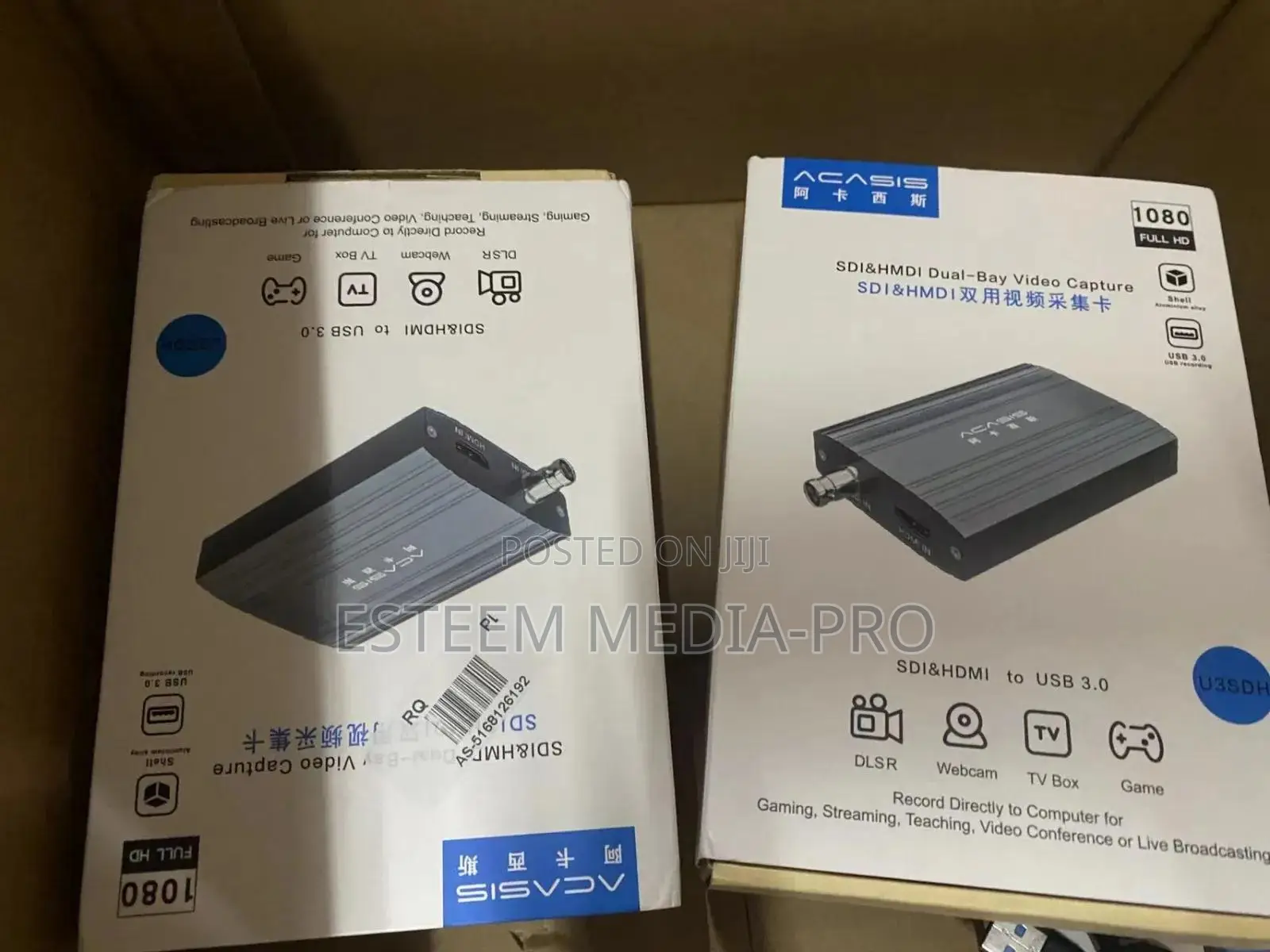 Acasis High Quality Sdi Hdmi 2 FHD to Usb3.0 Video Capture