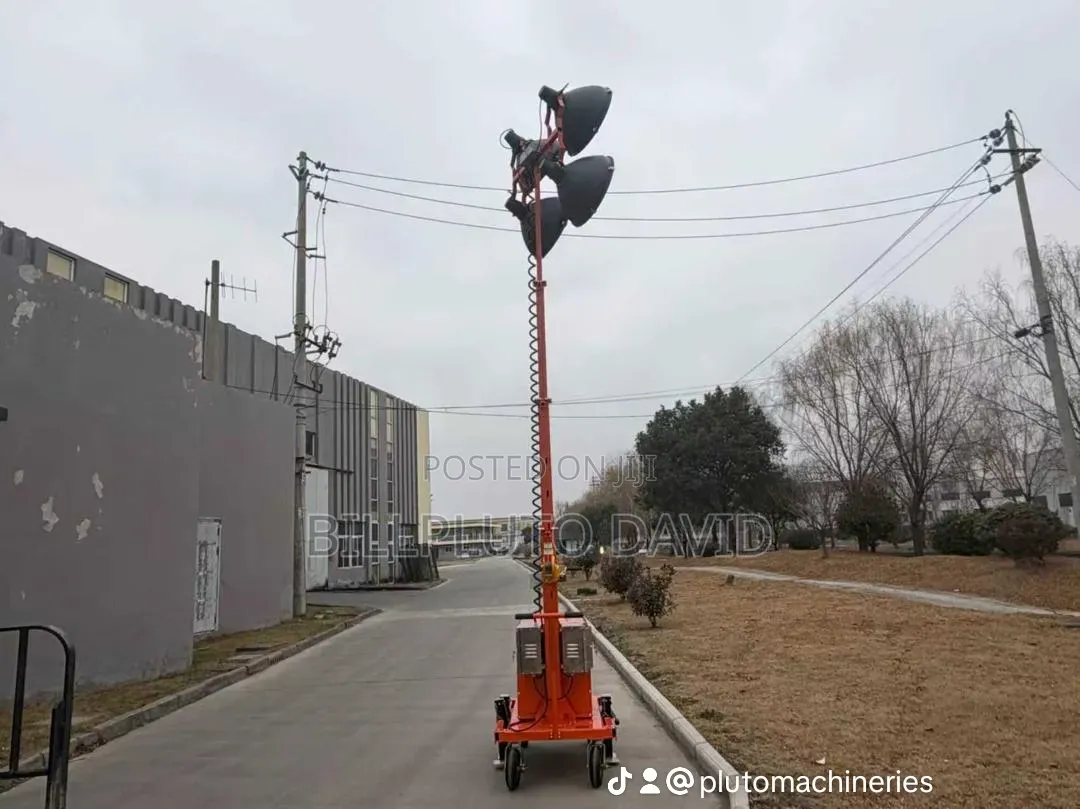 Portable Mobile Light Tower With Generator