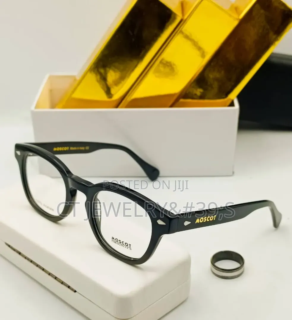 Fashion Eyeglasses Thick Black Frame, Unisex Optical Statement