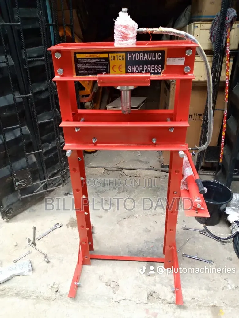 30-Ton H-Frame Hydraulic Shop Press