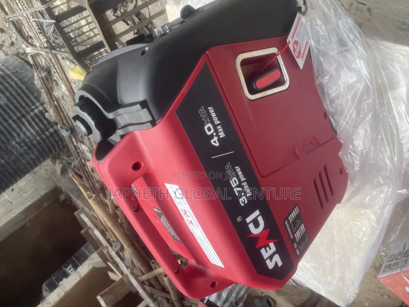 Senci 3.75kva Rated / 4kva Max Portable Inverter Generator