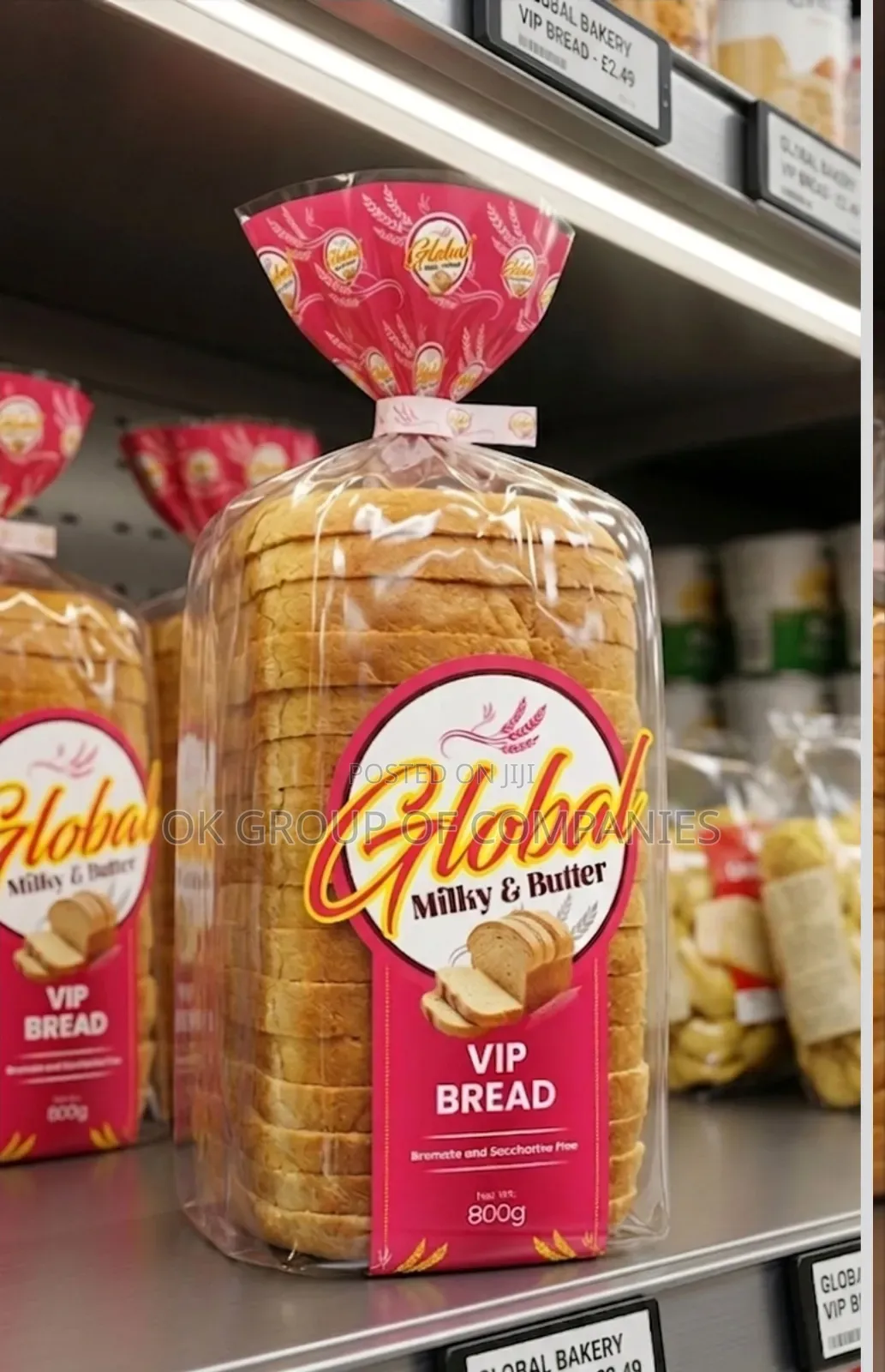 Bread Nylon Sleeves Wrappers Printing Services in Kano Nigeria