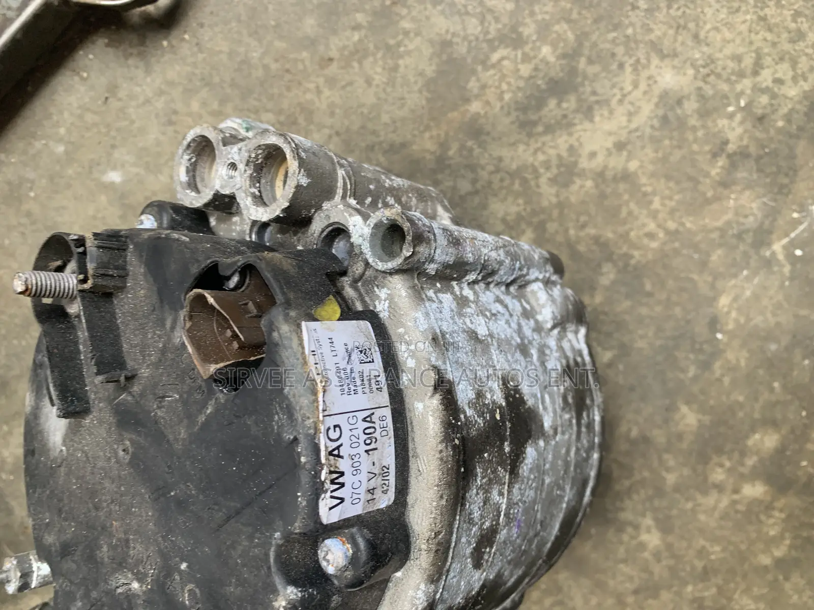 Comp. Water Alternator 190ah Volkswagen Touareg/Porsche Cayenne V6/V8