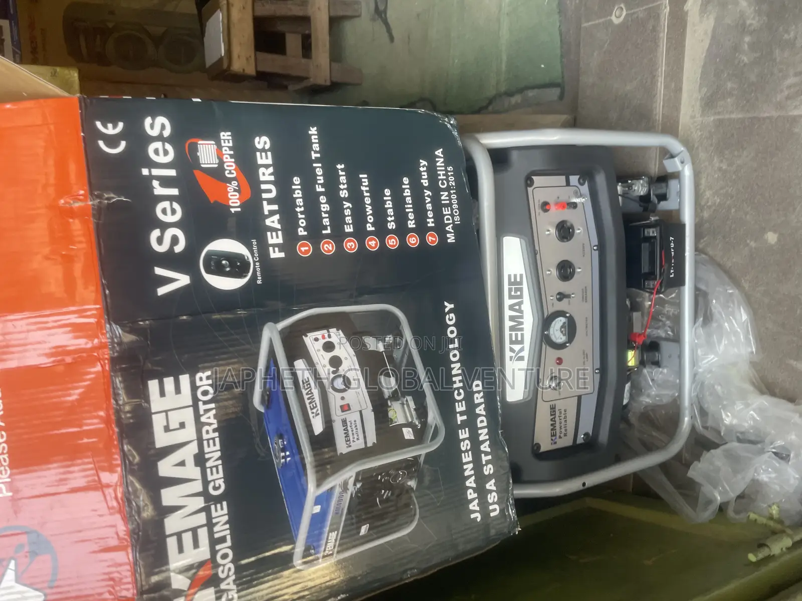 Kemage 5800 Petrol Generator 100% Copper Coil 5.5kva