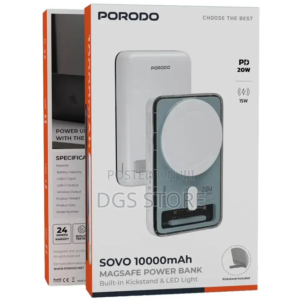 Porodo Sovo 10,000mah Magsafe Power Bank