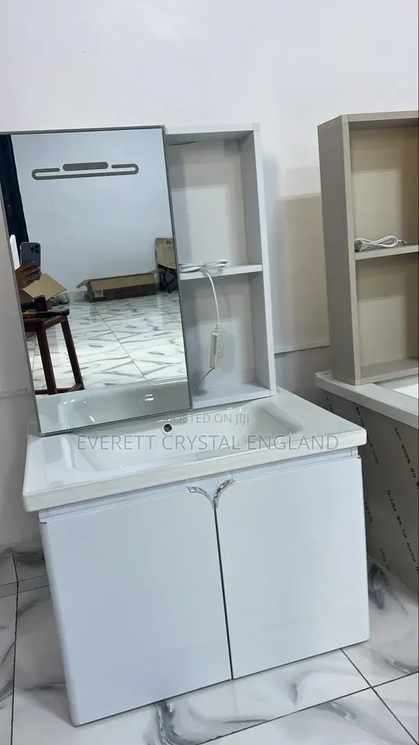 PVC Mirror and Cabinet Basin