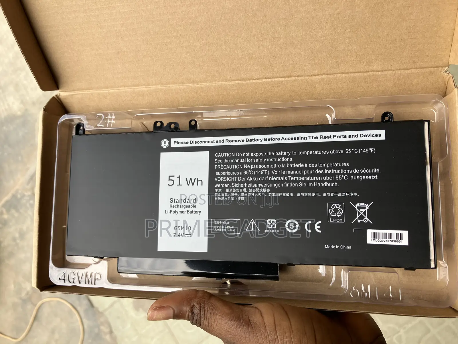 Dell Original G5m10 E5450 E5550
