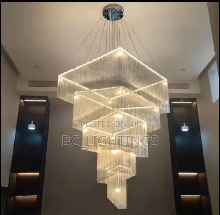 Modern Chain Tassel 1000mm by 3000mm Dimmable With Remote Control