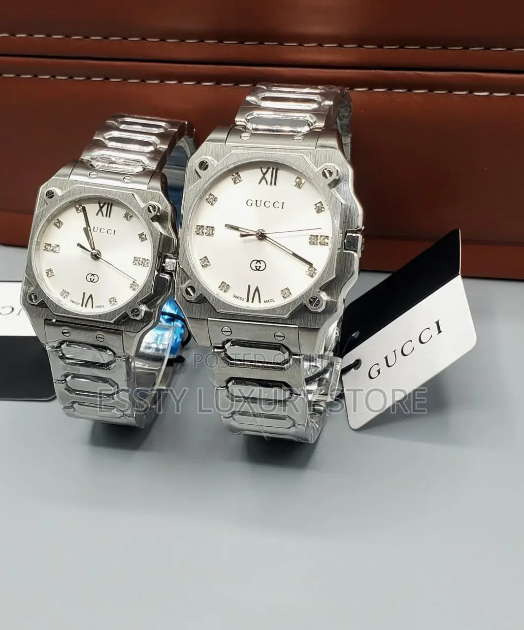 High Quality Luxury Gucci Couple Chain Wristwatches