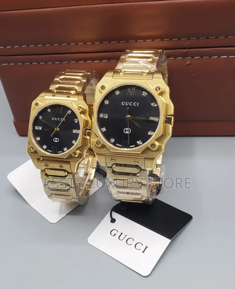 High Quality Luxury Gucci Couple Chain Wristwatches