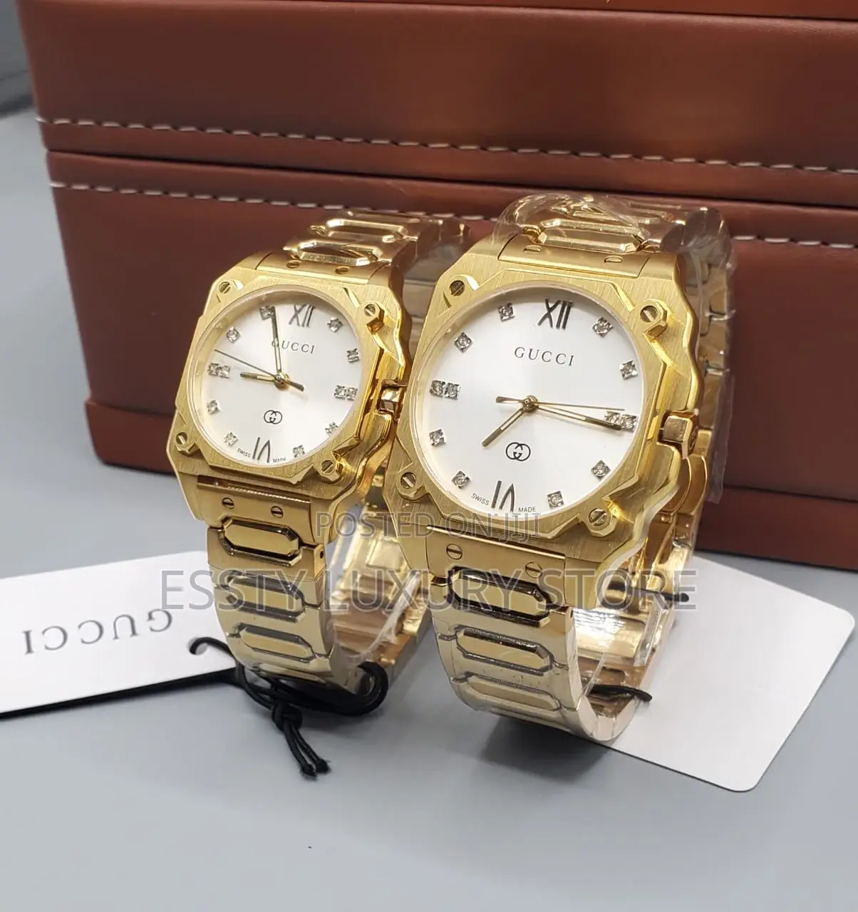 High Quality Luxury Gucci Couple Chain Wristwatches