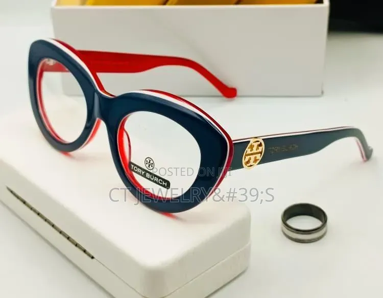 Quality Red Frame Glasses Bold Cat-Eye Style,Fashion Eyewear With Case