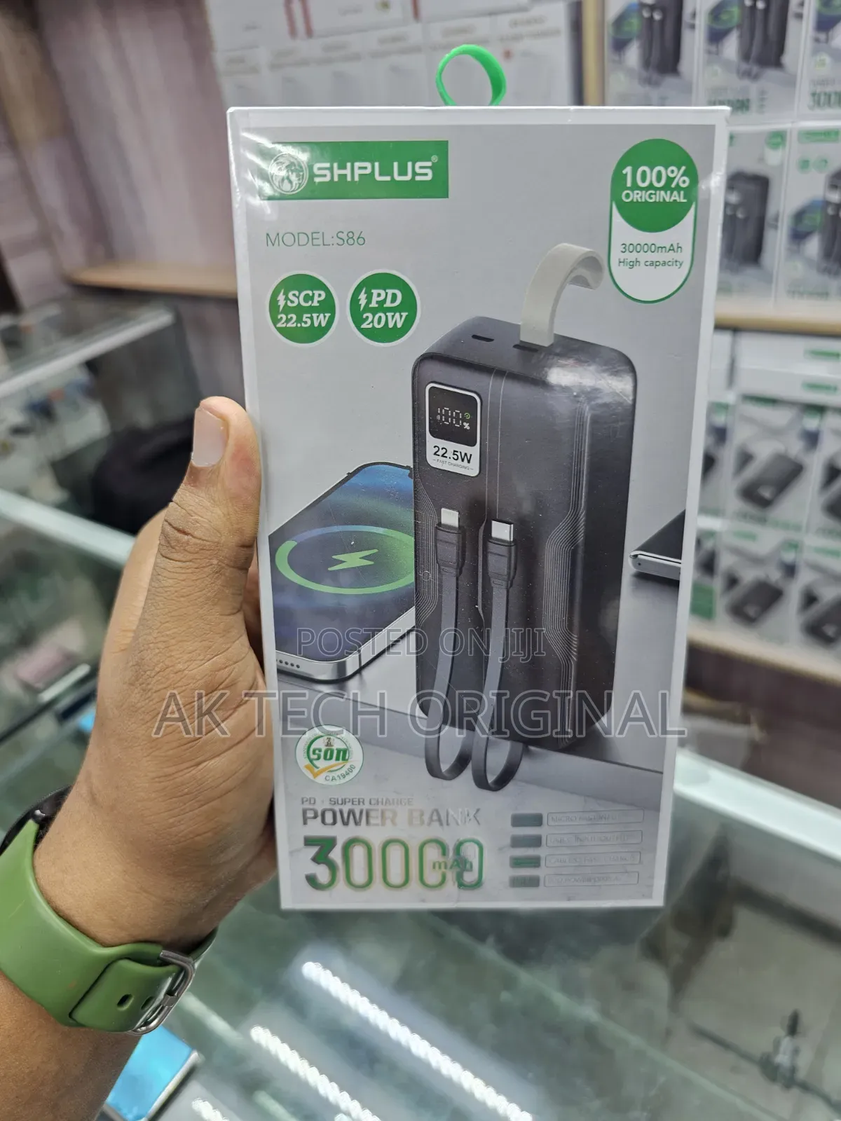 Shplus Original Quality Power Bank 30000mah