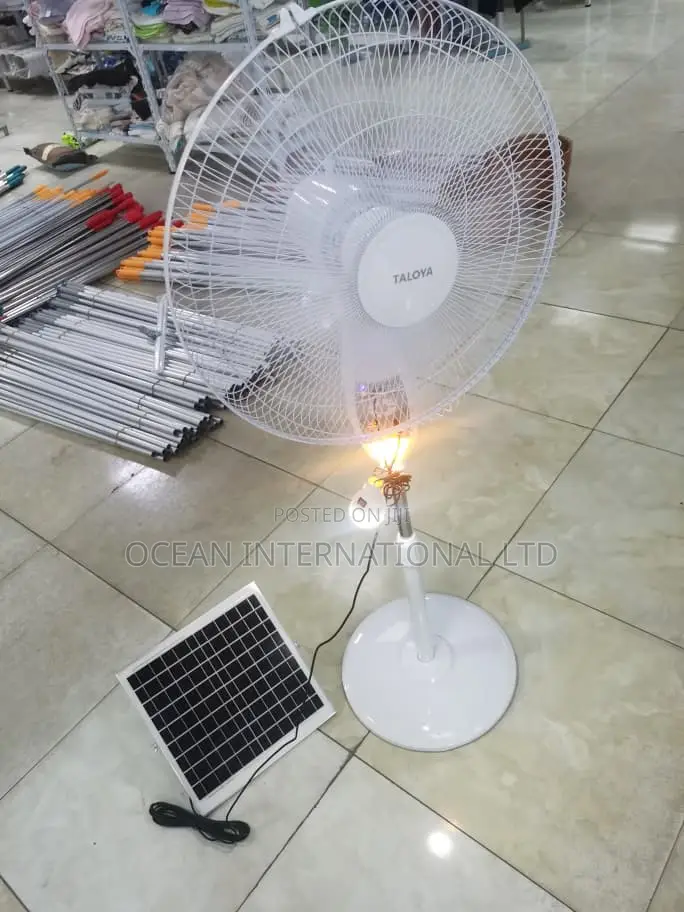 Taloya-Sf1801 Ac/Dc Solar Rechargeable Standing Fan