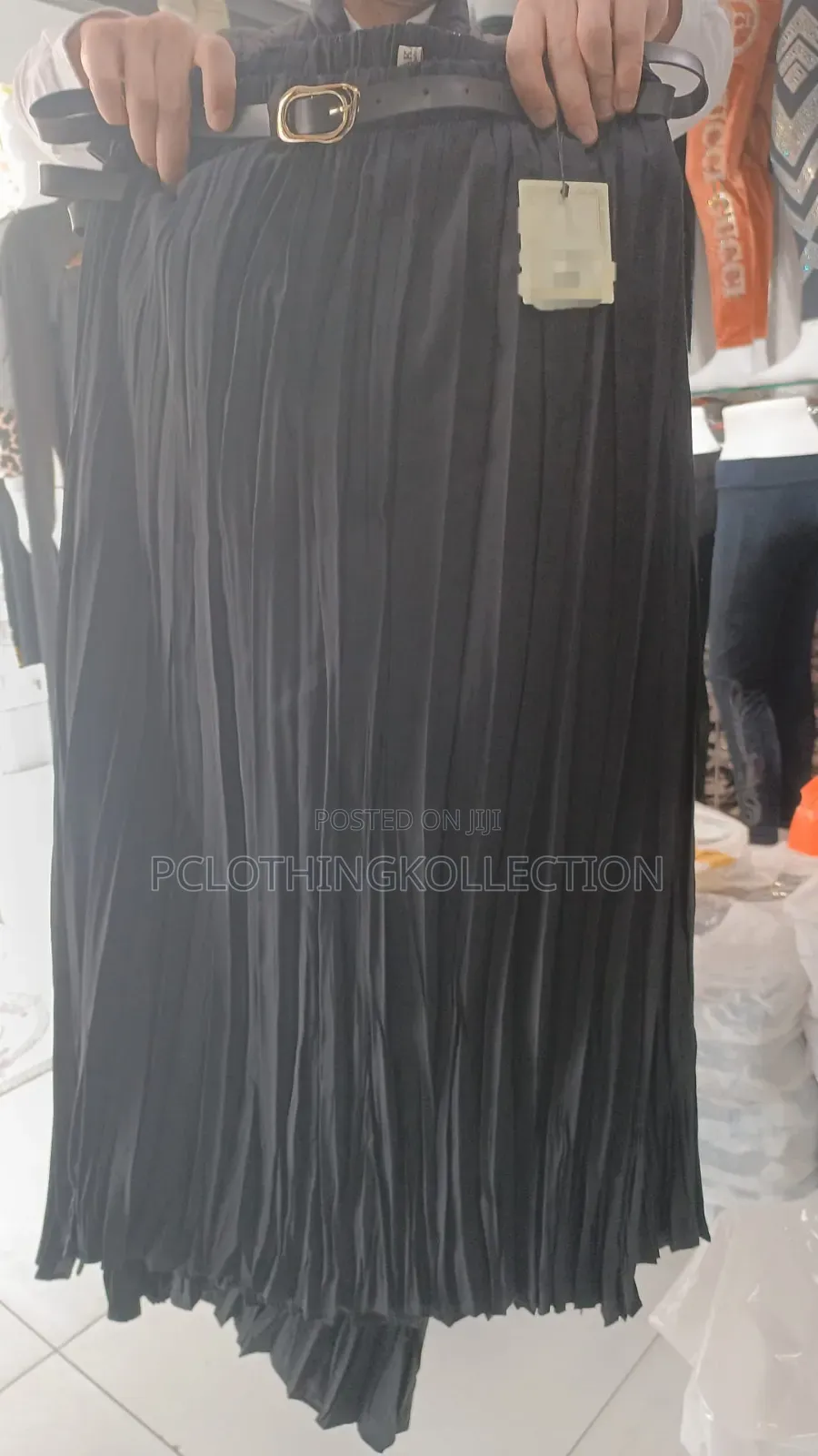Pleated Long Skirt