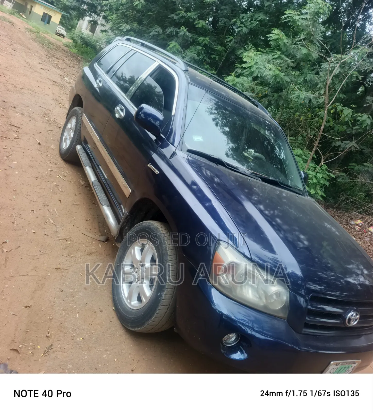 Toyota Highlander 2004 Blue