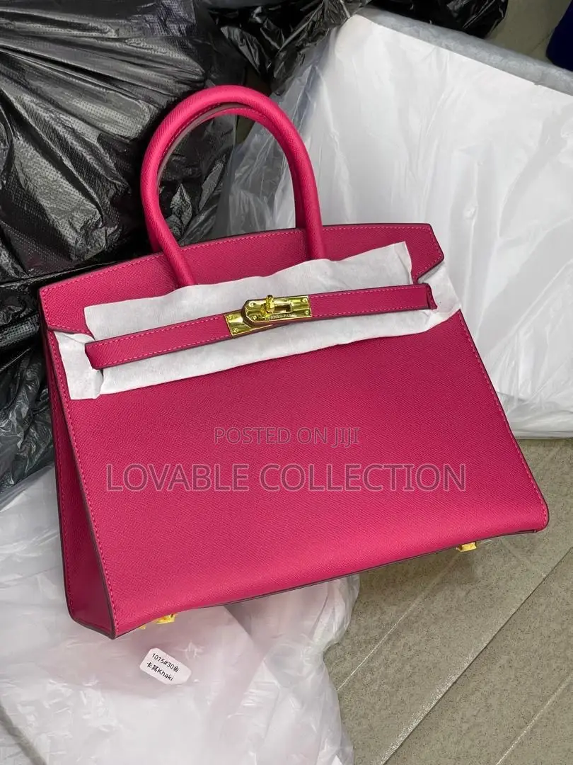 Premium Birkin-Inspired Top-Handle Tote Bag