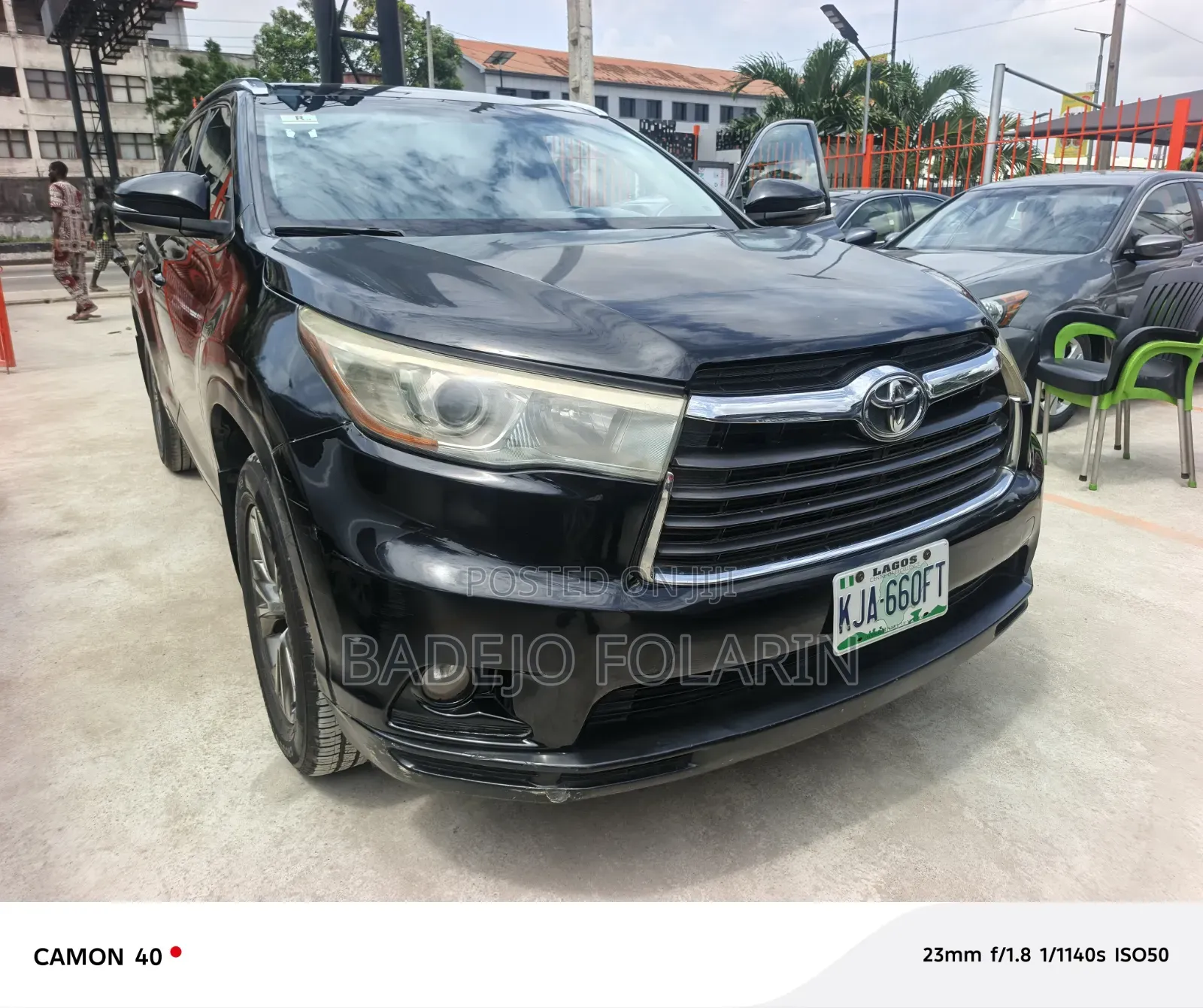 Toyota Highlander XLE V6 4x4 (3.5L 6cyl 6A) 2016 Black