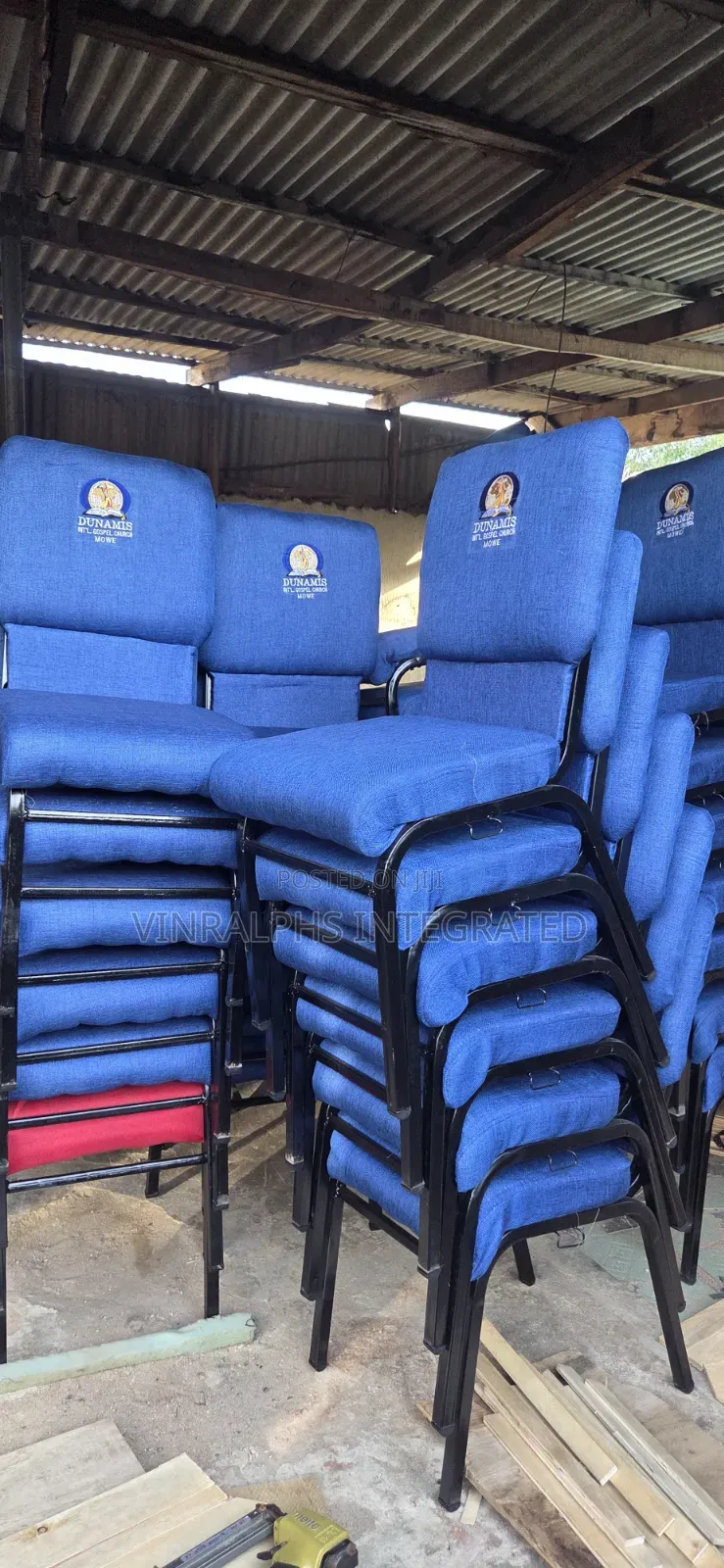 Church Chairs With Logo