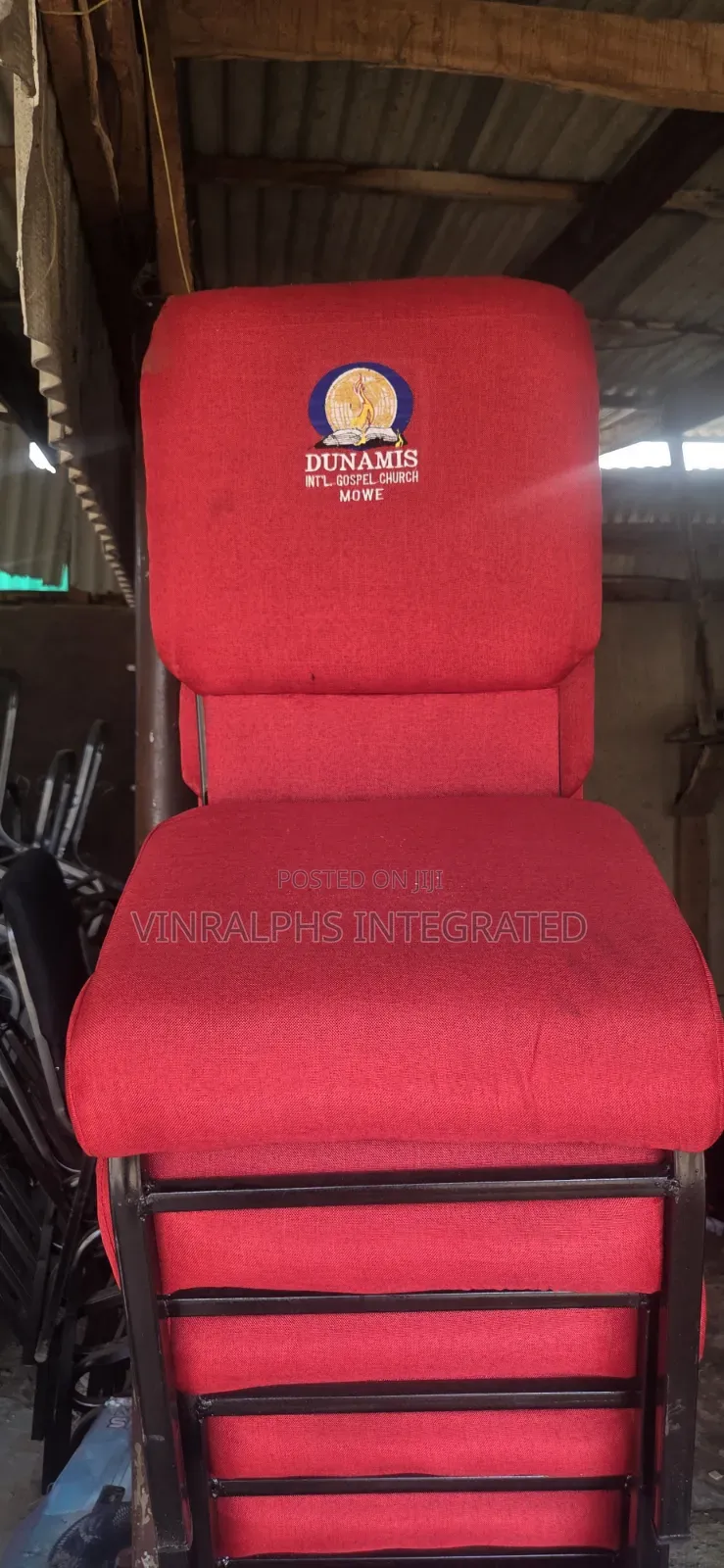 Church Chairs With Logo