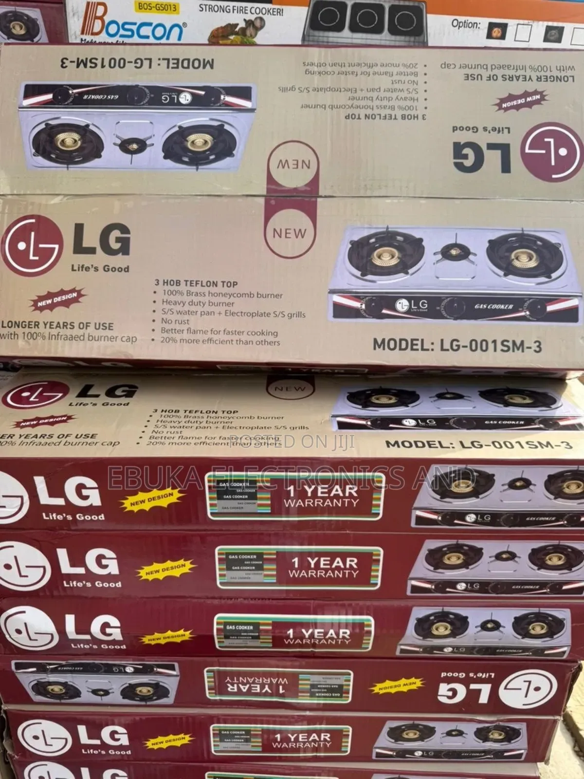 Lg 3 Face Cooker Automatic Ignition Is Available Now