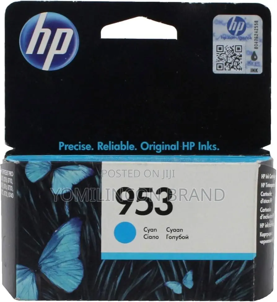 Hp 953 Cyan Original Ink