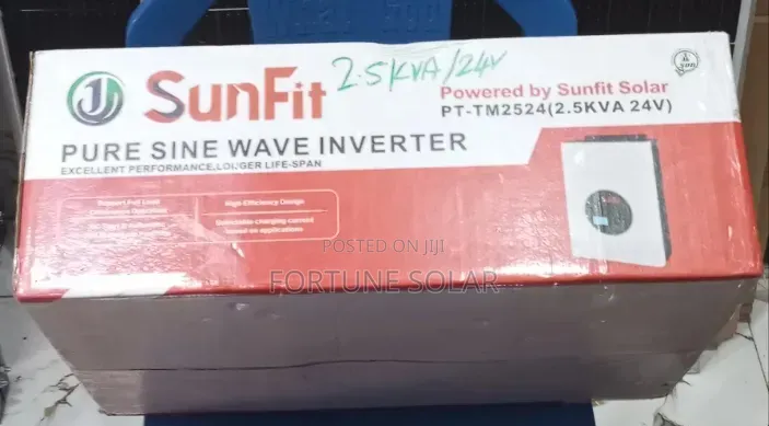 Sunfit Inverter 2.5kva 24v Hybrid Transformer Based Wall Mount