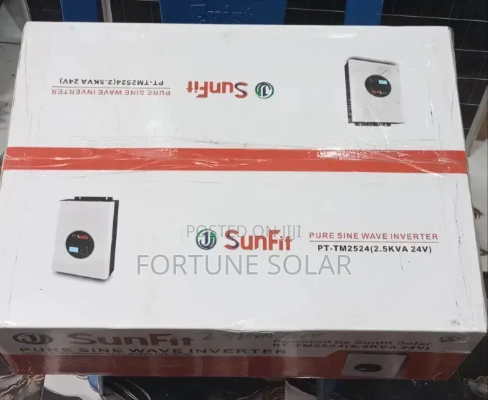 Sunfit Inverter 2.5kva 24v Hybrid Transformer Based Wall Mount