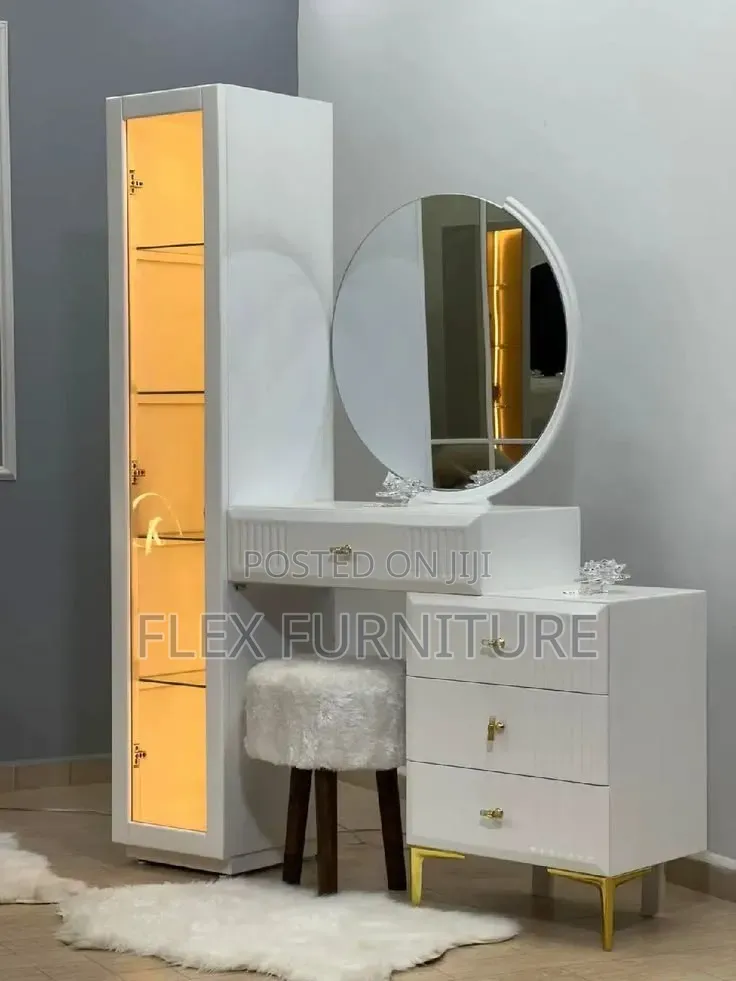 Dressing Table, Mirror and Chair