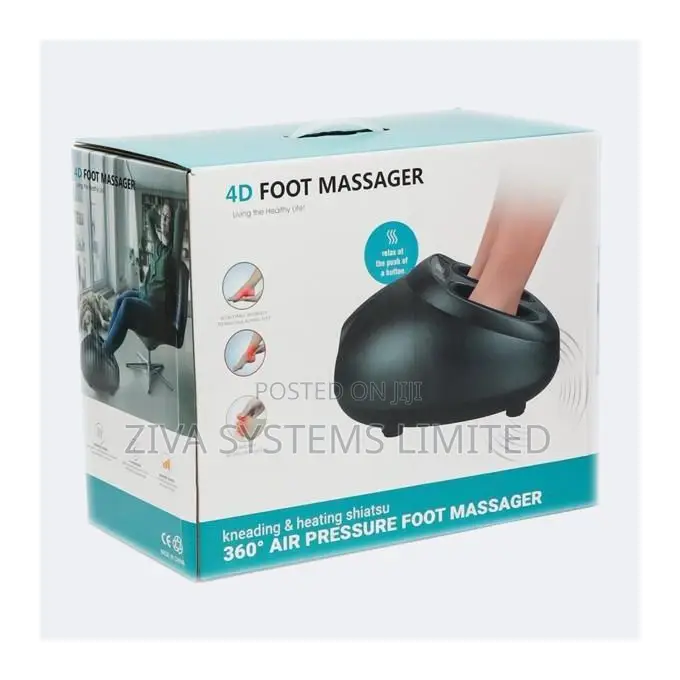 4d Foot Massager With Heat, Kneading Remote Control