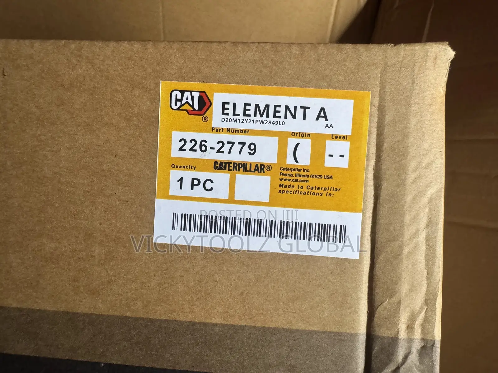 Cat 226-2779 Primary Engine Oil Filter