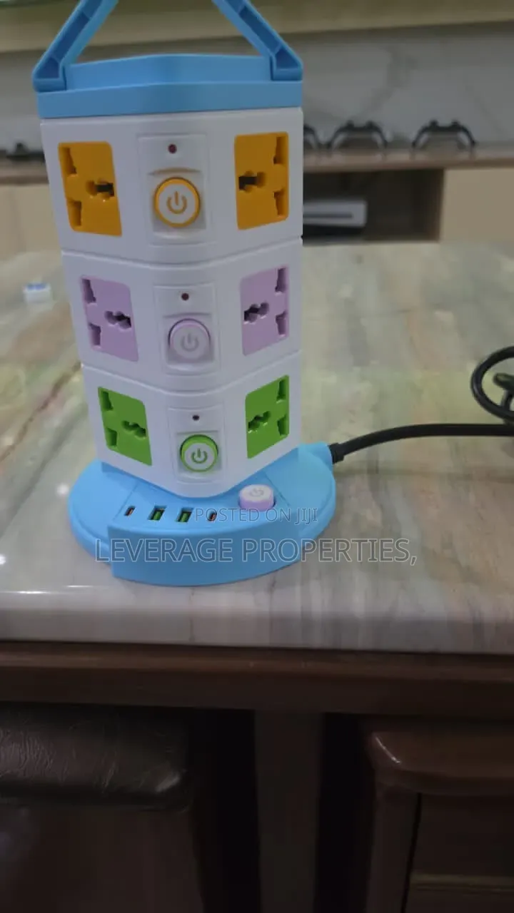 Multi Functional Socket Souvenir. 12 Ways, 2 Type-C, 2 Usb Ports