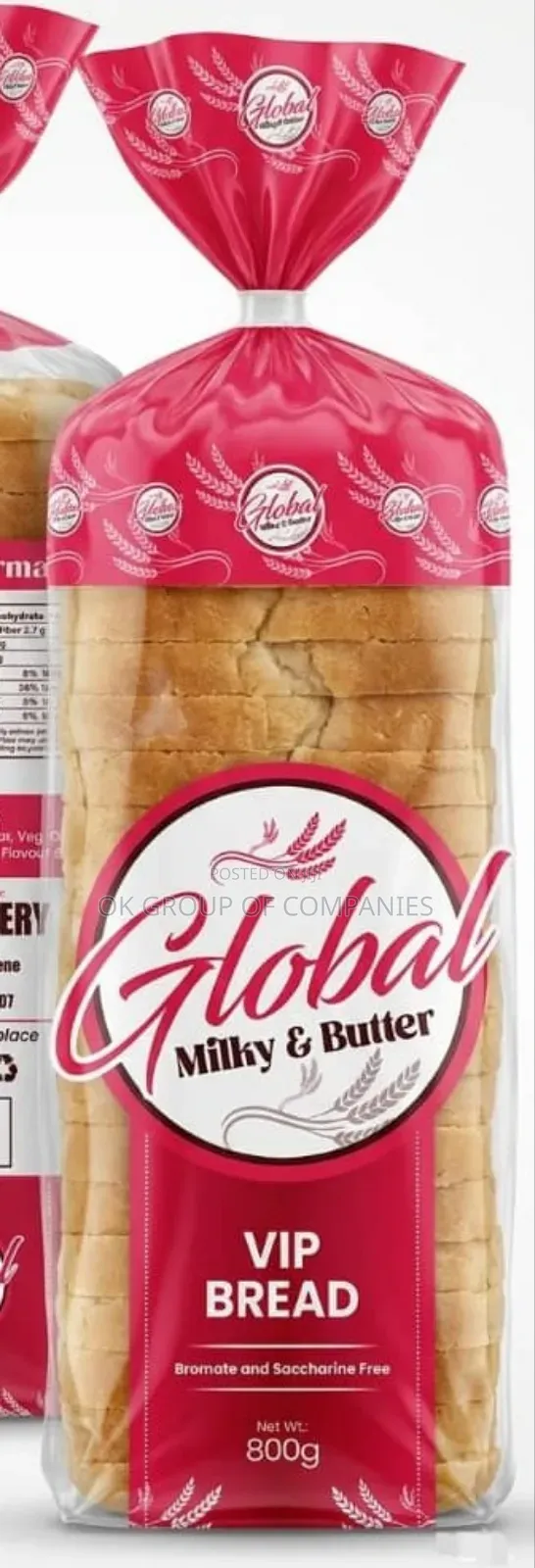 Bread Nylon Sleeves Wrapper Printing Services in Portharcourt Nigeria