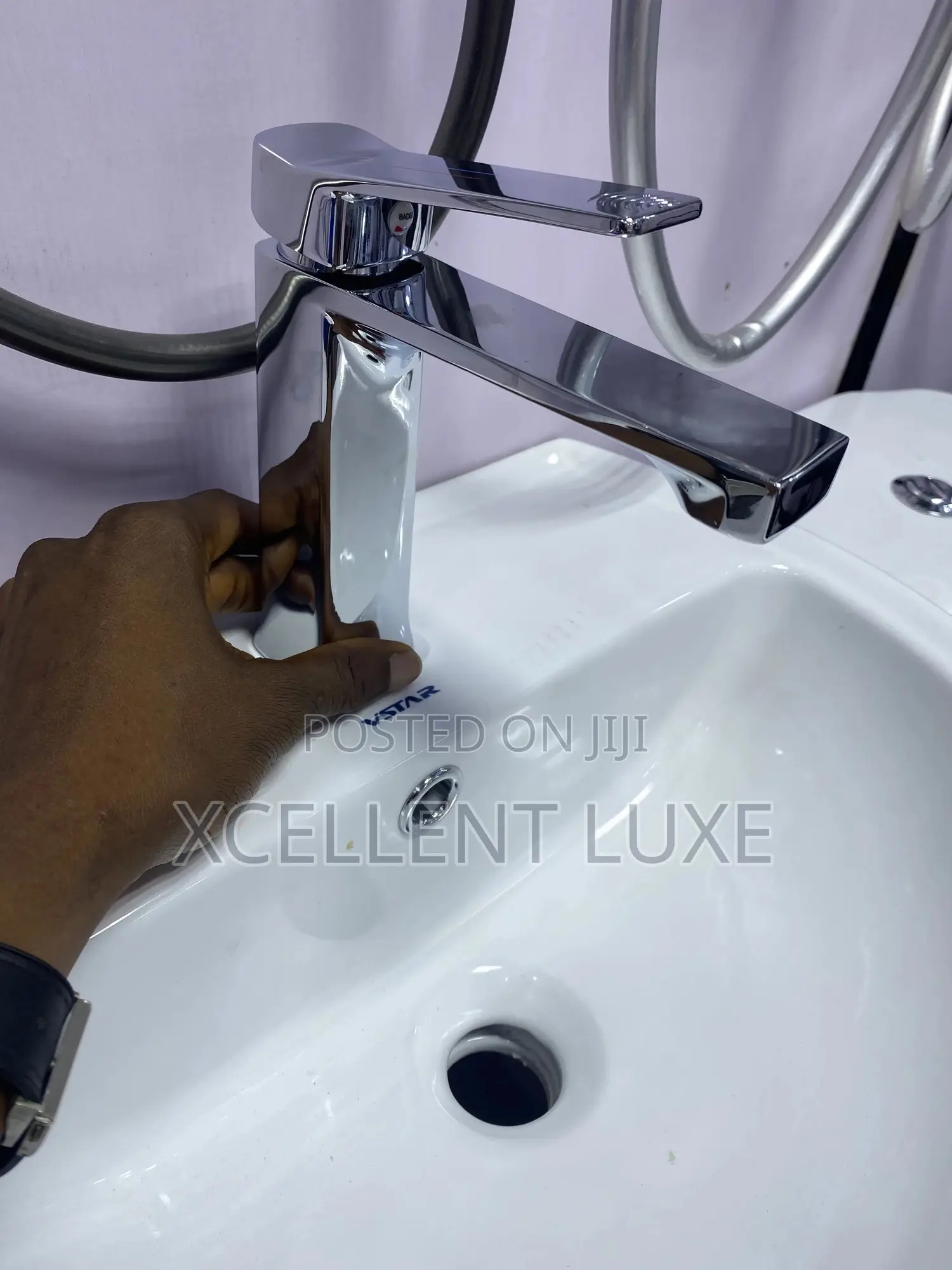 Chrome Basin Mixer Tap (British Standard)