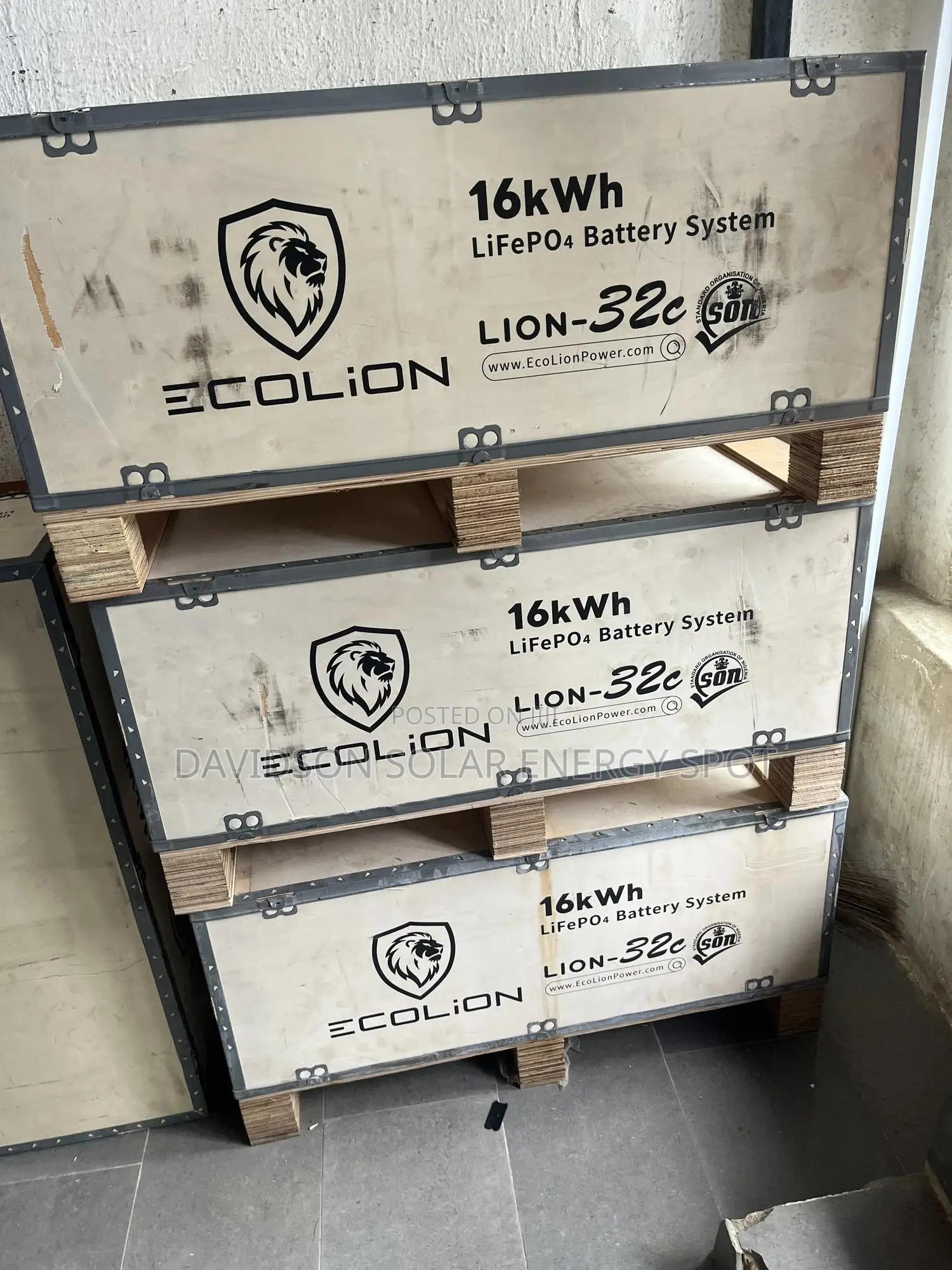 16kwh 48 Colin Solar Lithium Ion Batteries