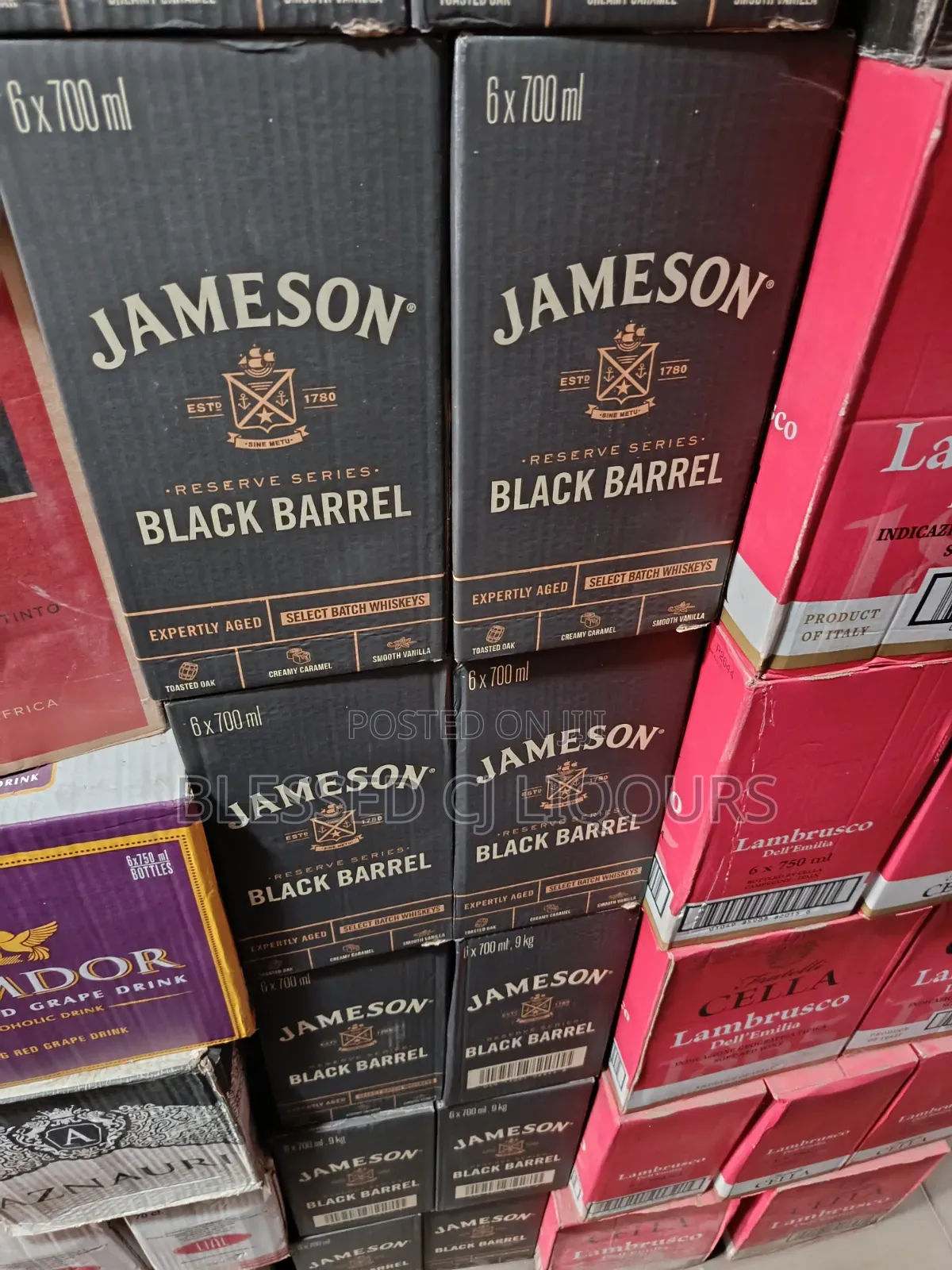 Jameson Black Barrel Per Carton
