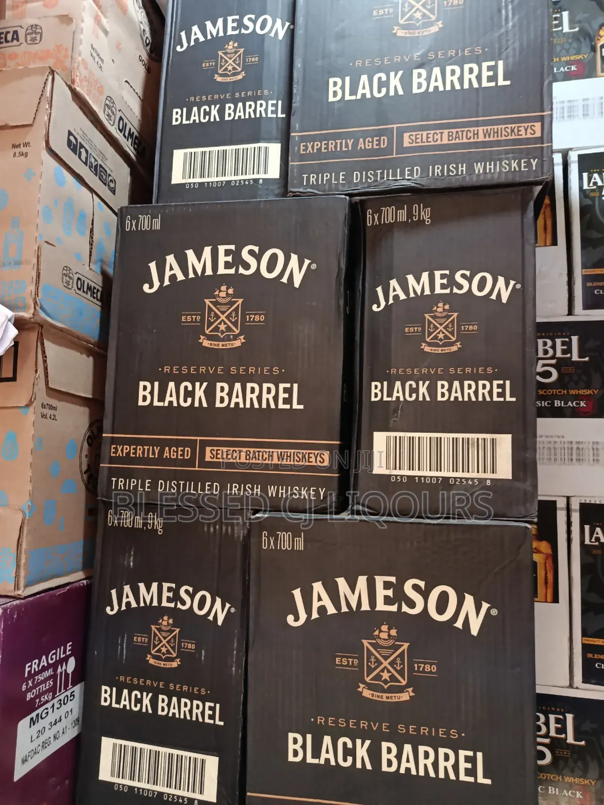 Jameson Black Barrel Per Carton